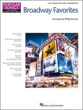 Popular Songs : Broadway Favorites piano sheet music cover